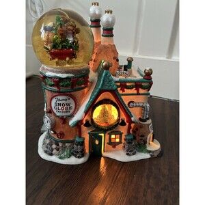 Department 56 North Pole Series #56763 Flurry's Snowglobe Maker Light-Up Retired